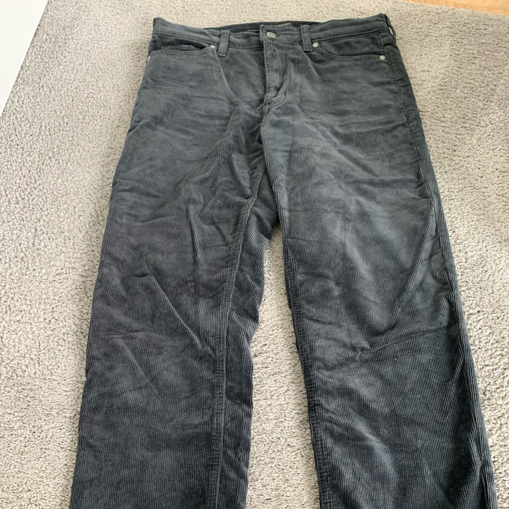 Corduroy Navy Jeans